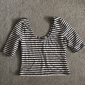 Target Stripe Crop Top